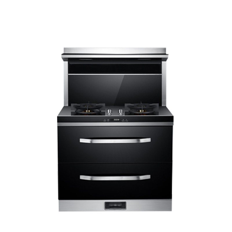 chigo志高集成灶一体灶侧吸下排式新款油烟机烟灶消套装消毒柜式一体