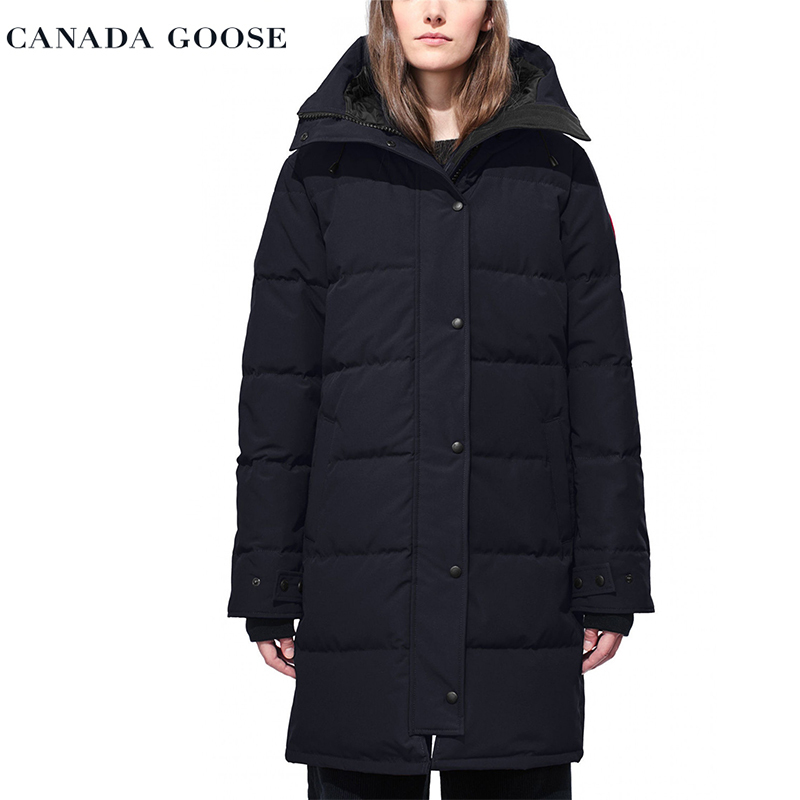 [直营]Canada Goose加拿大鹅SHELBURNE PARKA系列女士中长款派克时尚连帽羽绒服外套 加鹅