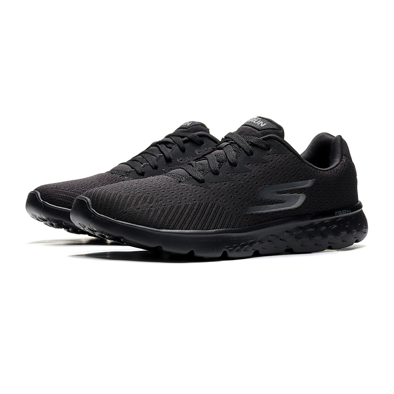 SKECHERS斯凯奇男鞋跑步鞋2020新款休闲系带舒适透气运动鞋54354