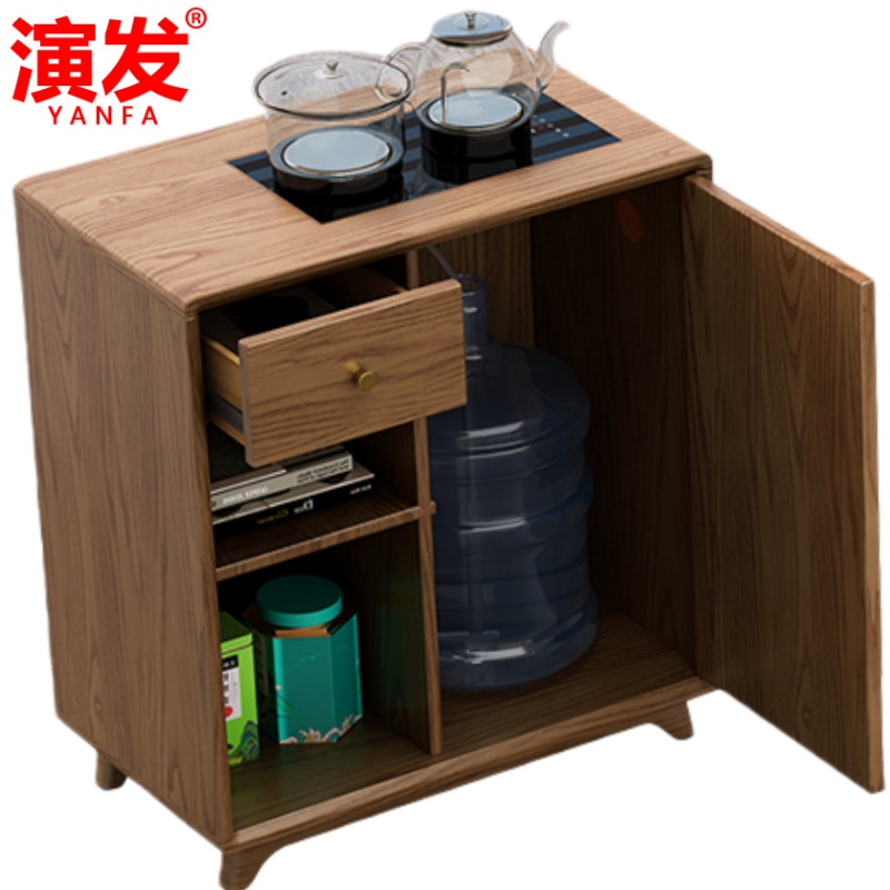 演发 茶水柜实木 台高清大图