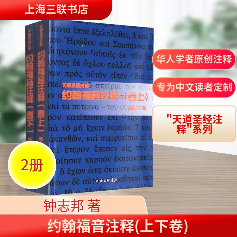 [M]约翰福音注释(全2册)-9787542629265高清大图