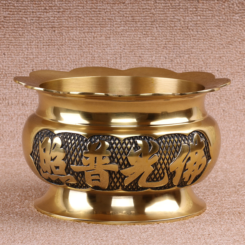 香坛香炉供佛家用室内纯铜供奉烧香拜佛的香炉子檀香炉