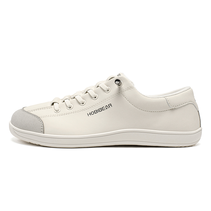 HOBIBEAR男鞋宽头零落差鞋底赤足鞋秋季皮面舒适轻便男士一脚蹬高清大图