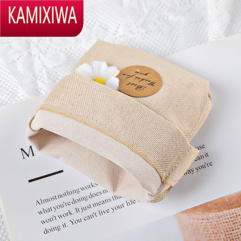 KAMIXIWA棉麻首饰袋手饰品收纳袋香囊袋袋子锦囊小布袋礼品包装袋定制批发图片