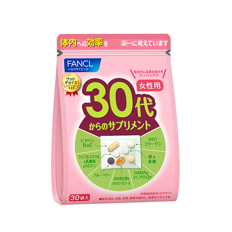 芳珂 Fancl 膳食补充剂 直营 Fancl日本芳珂30代女性八合一综合营养素30日量 新款 膳食营养补充剂 价格图片品牌报价 苏宁易购苏宁laox 海外旗舰店