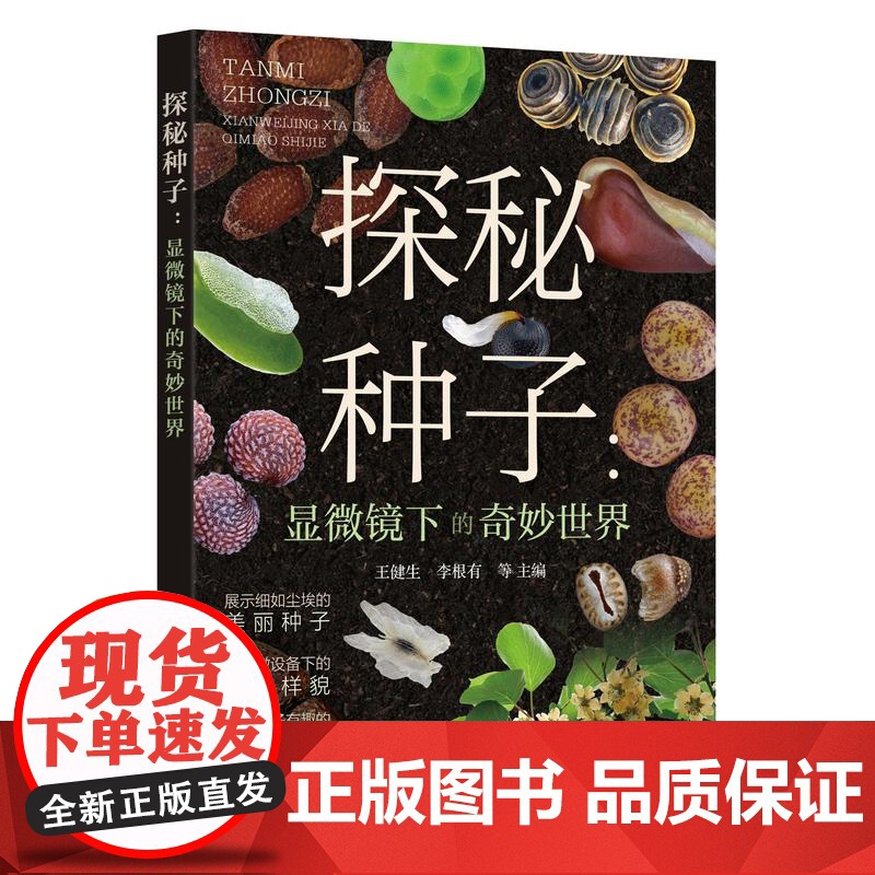 探秘种子 显微镜下的奇妙世界 微观种子 显微镜观察种子 奇特种子 青少年植物科普书籍 种子科普 青少年大自然显微镜观察科高清大图