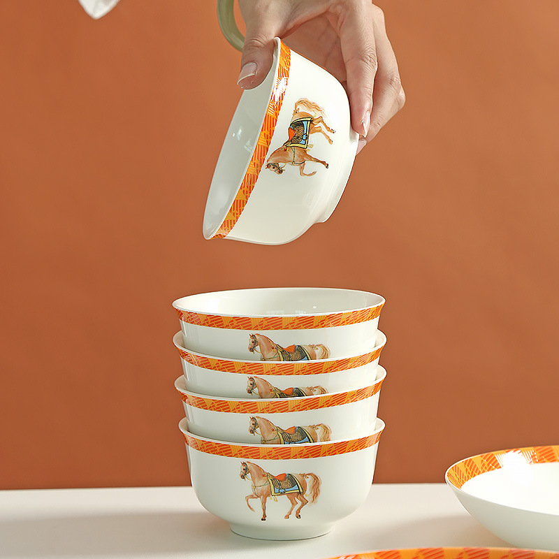 iChoice 两碗两勺礼盒 爱马橙(100盒起订)高清大图