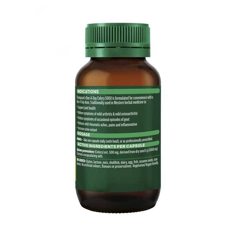 澳洲汤普森Thompsons西芹籽芹菜籽精华60粒高含量原装进口中老年人关节保健膳食营养补充剂高清大图