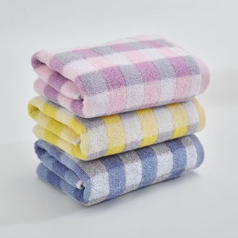 洁丽雅毛巾纯棉洗脸吸水全棉家用成人不掉毛面巾70*34cm 3条装