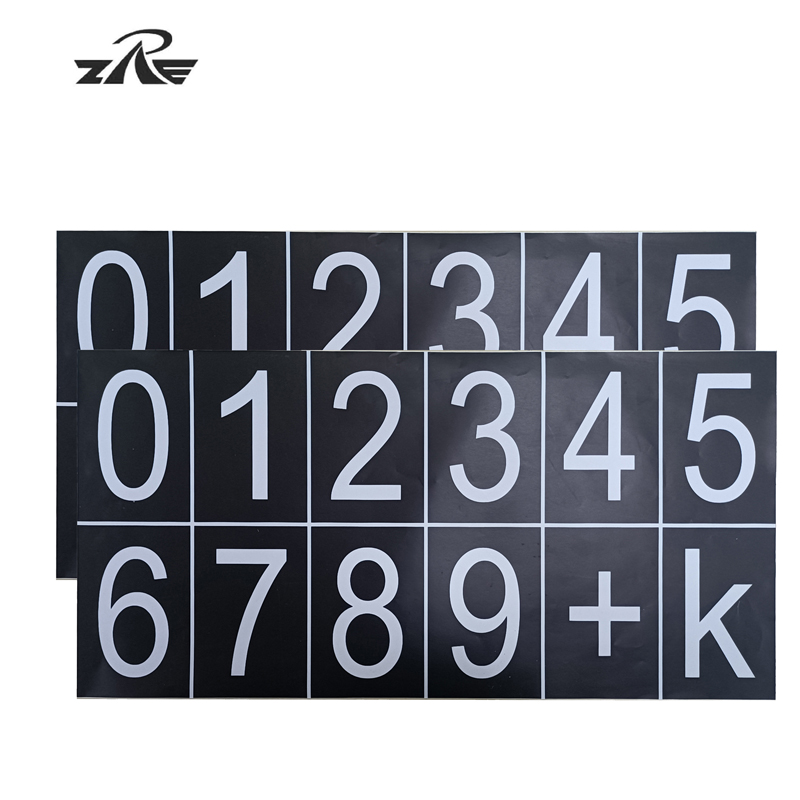 ZRE (数字+字母)标示牌 BSP-12*8(块)高清大图