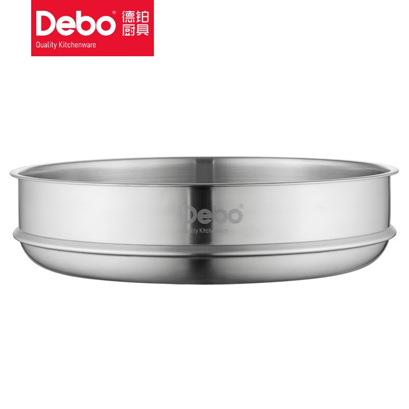 德铂(Debo)卡勒汉斯316不锈钢双面蜂窝不粘锅规格DEP-DS260B高清大图