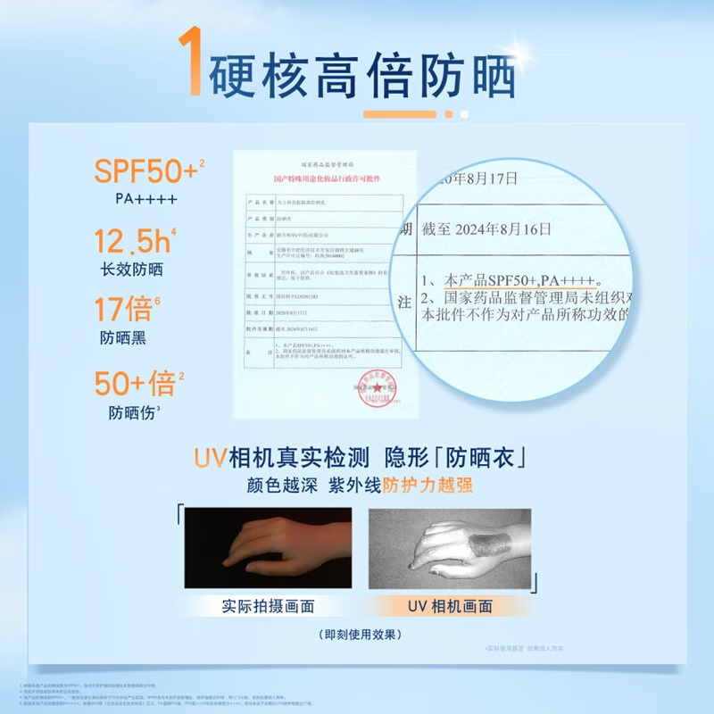 凡士林(VASELINE) 亮肤隔离防晒乳SPF50+90g 花香味 90g高清大图