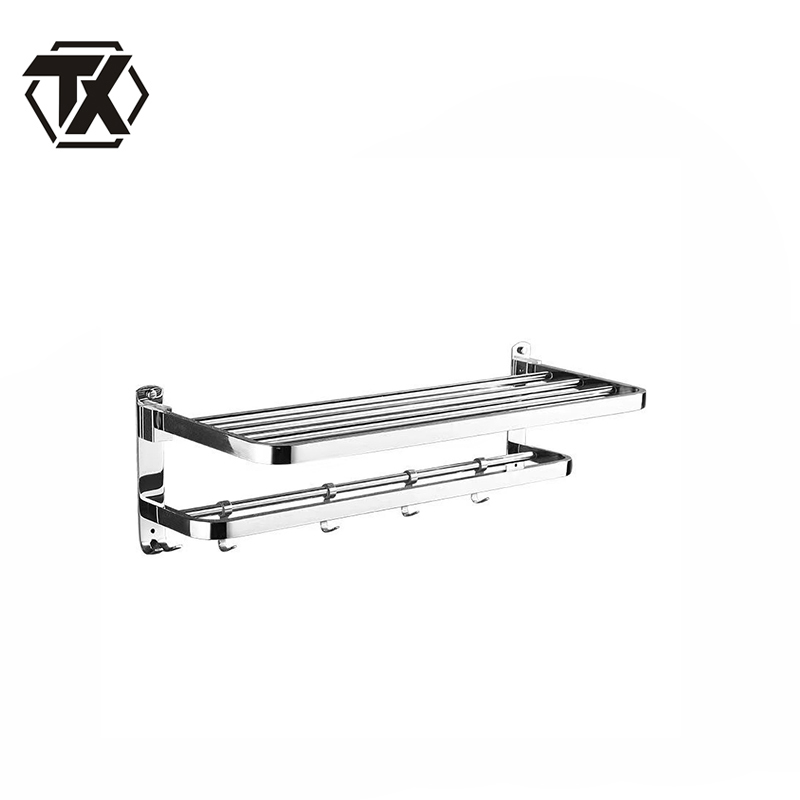 铁迅 304不锈钢毛巾架 LX42 个高清大图