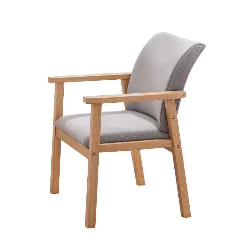 隆博盛景实木洽谈椅/接待椅510×520×850㎜/把高清大图