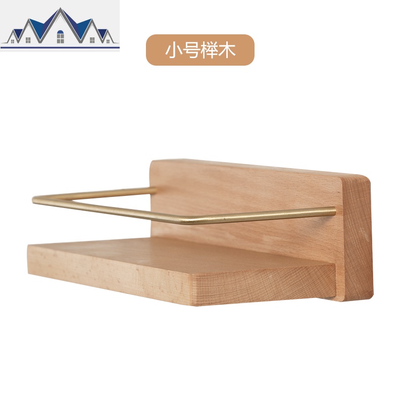 定制实木厨房置物架壁挂式免打孔家用调料厨具收纳储物架子多功能 三维工匠高清大图