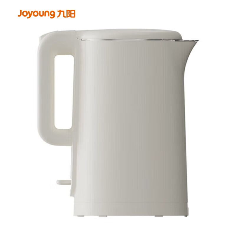九阳多功能3D速热电水壶JYK-17B10 双层保温快速沸腾不沾水垢时尚设计