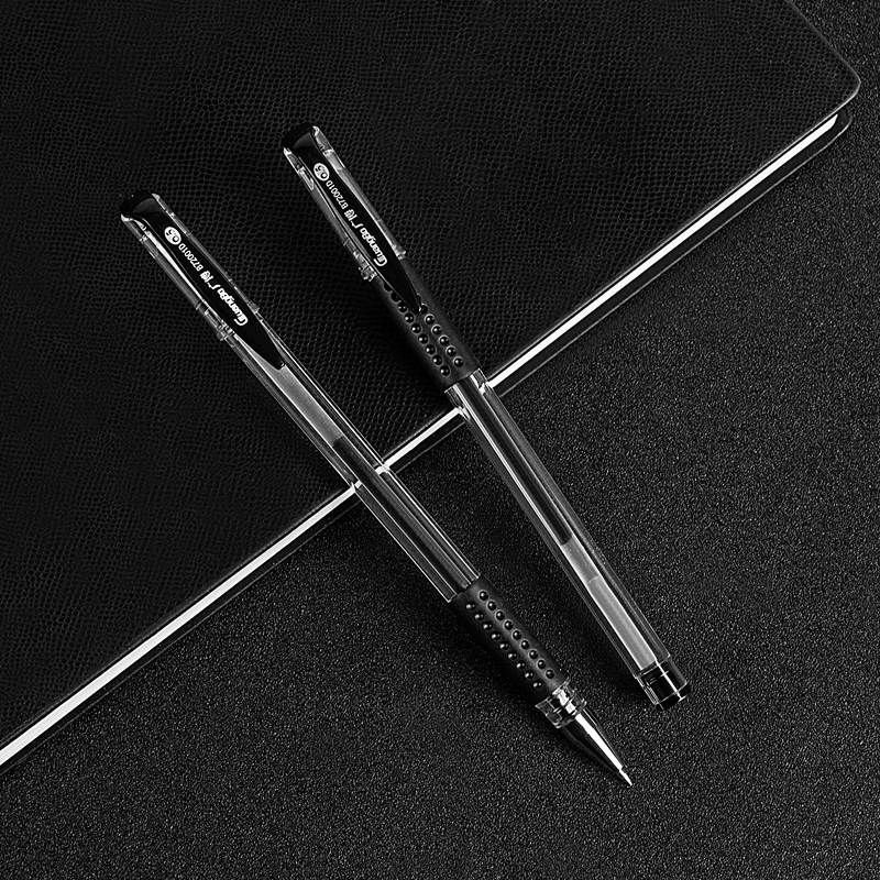 广博 B72004D 0.5mm 15支笔+15支笔芯 中性笔套装 30支/卡 黑色