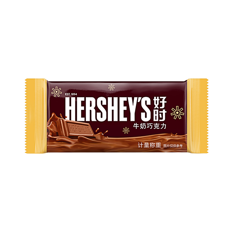 好时(HERSHEY’S) 巧克力 牛奶味500g(排块)