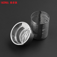 膳魔师(Thermos)膳魔師高硼硅玻璃玻璃杯子带茶漏泡茶杯商务办公隔热水杯400ml喝水杯套装 家用/办公/通用