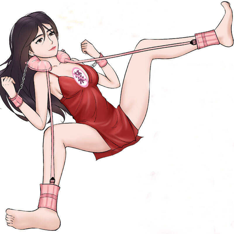 久爱(Jiuai) sm男女用束缚捆绑调教套装 床上手铐脚铐口塞皮鞭另类玩具夫妻情趣性用品 束缚分腿枕【黑色】
