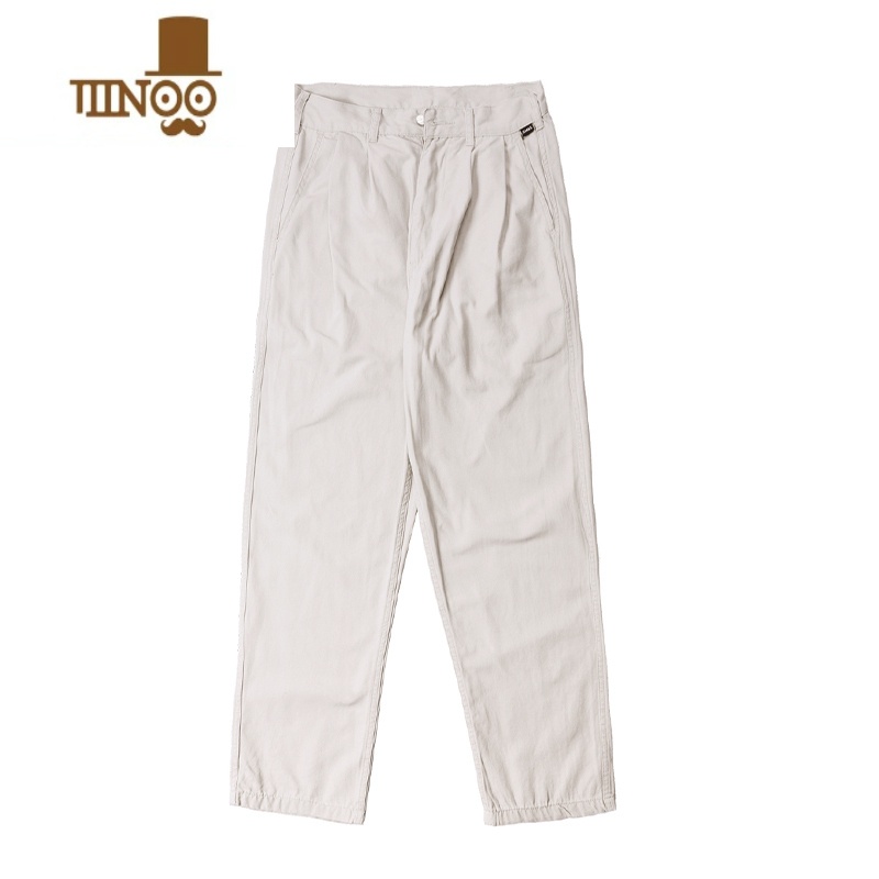 YANXU潮艺品 美式潮牌直筒工装裤男生宽松潮牌街头流行情侣休闲长裤ins高清大图