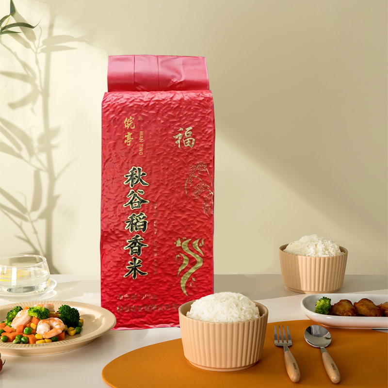 皖亭 秋谷稻香米净 0.5KG(单位:袋)真空包装红色高清大图