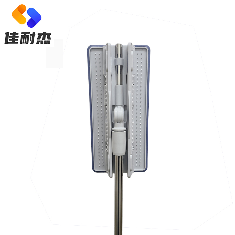 佳耐杰 平板拖把夹布拖把夹抹布拖把 宽16*长40cm含抹布2块/把
