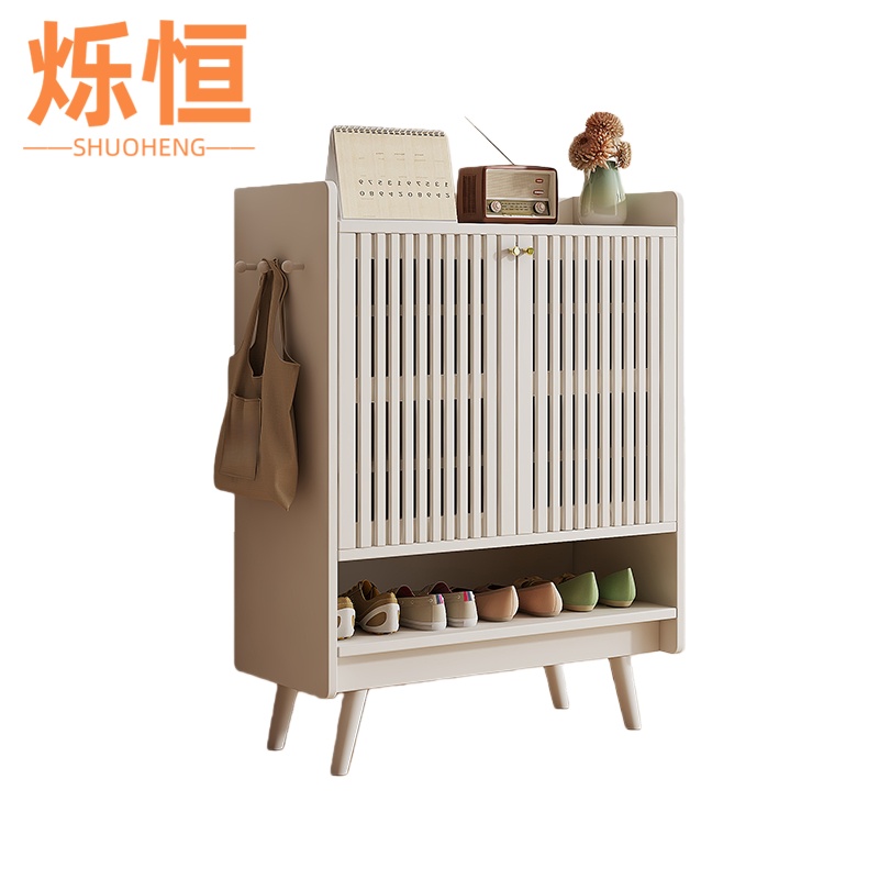 烁恒鞋柜 实木鞋柜80*35*105cm 单个