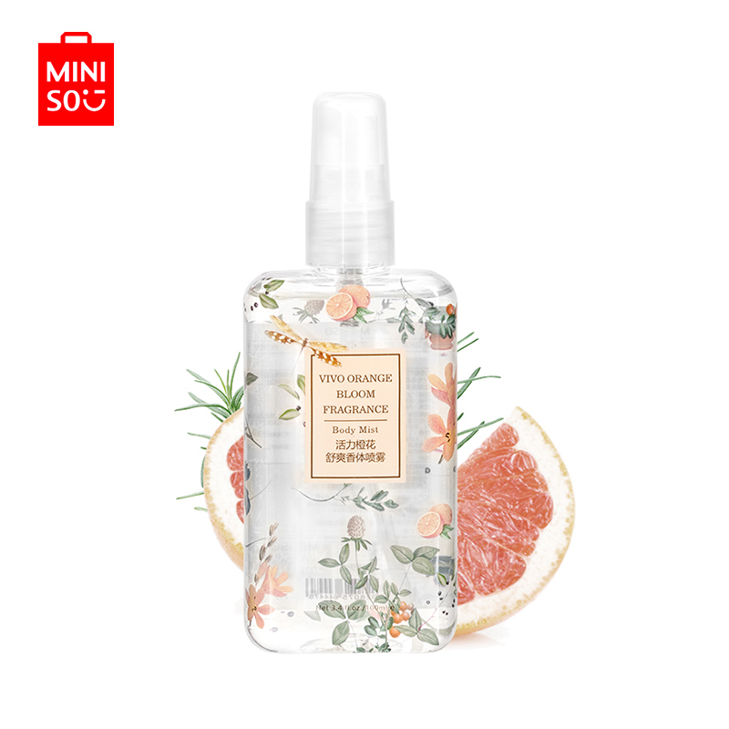 名创优品miniso香薰喷雾100ml淡香空气清新剂活力橙花舒爽香体喷雾