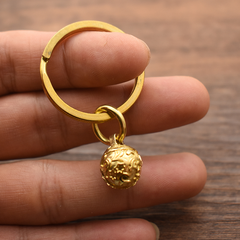 小铃铛黄铜铃铛车钥匙扣铜铃铛挂件书包吊坠配饰宠物铜铃铛个性礼物
