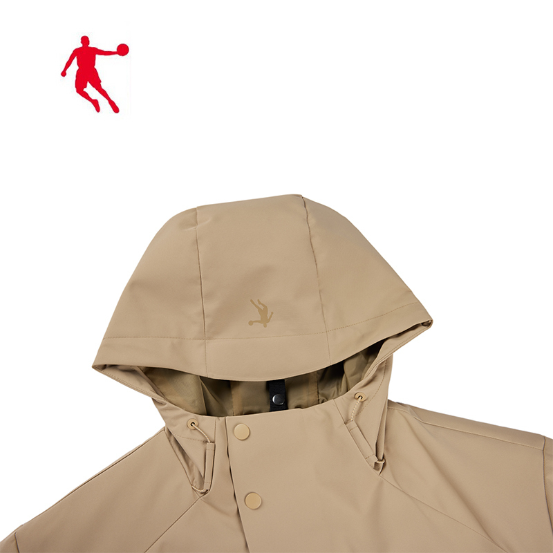 乔丹夹克风衣梭织风衣男上衣kfd43221307男款件番茄红xl