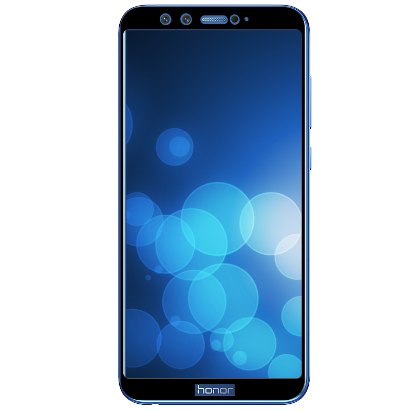[买2送手机壳]轻万适用华为荣耀9钢化膜honor全屏玻璃贴膜huawei黑色高清手机保护膜高清大图