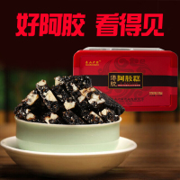 【中华特色】泰安馆 卢家 阿胶糕500g/盒 传统口味原味 即食固元膏 阿胶片山东特产 阿胶块 随机两盒送礼袋 华东