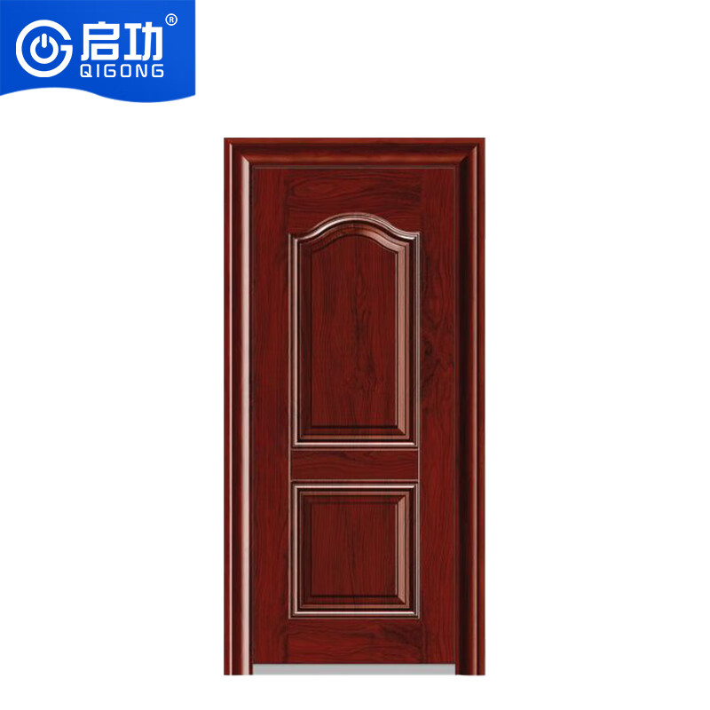 启功智能防盗金属家具2026新款客厅定制安全耐用设计启功单开防盗门进户安全门单位小区民房防盗门含指纹密码锁QG-FDM4高清大图