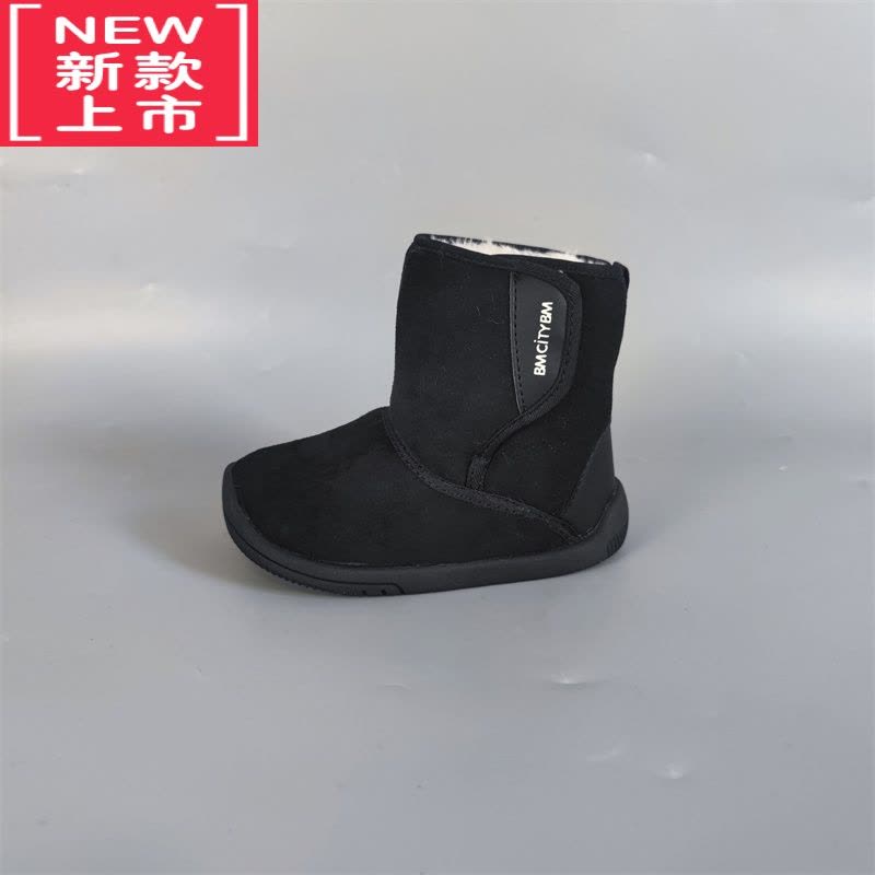 可莉允[紫艺店]童鞋男女童冬季加绒大棉鞋 儿童雪地靴防滑软底图片