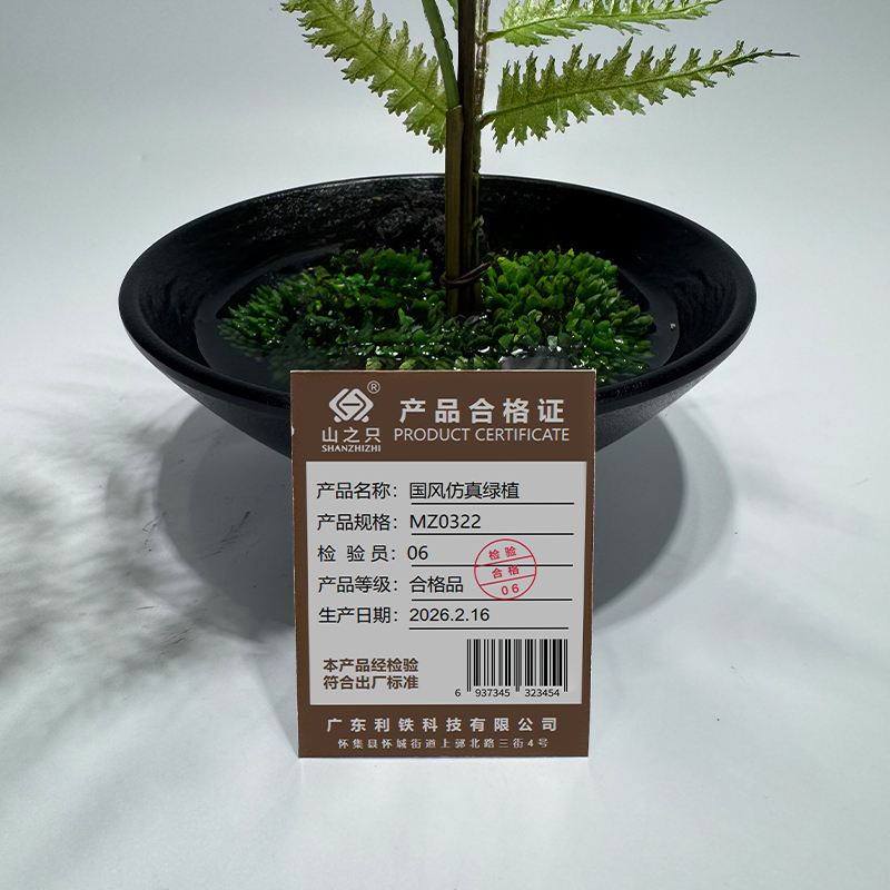 山之只 国风仿真绿植 MZ0322 个高清大图