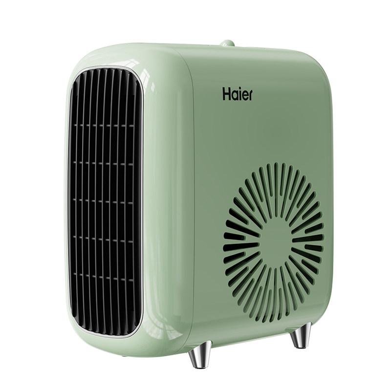 海尔(Haier)暖风机取暖器家用电暖器办公室桌面电暖气小型热风机轻音台式电暖风烤火炉石墨烯速热卧室居浴两用 [机械款]高清大图
