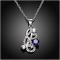 N094 Women Silver Necklace日韩时尚潮流镀银坠项链女饰品礼物送女朋友七夕情人节礼物