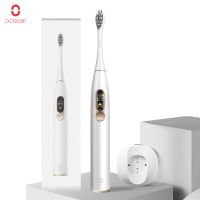 Oclean X 白色 欧可林成人智能声波充电式电动牙刷 全自动情侣美白防水杜邦软毛牙刷 40000转无刷电机
