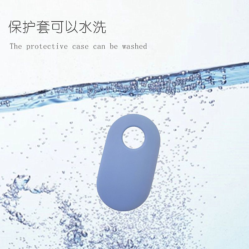 适用罗技Pebble鹅卵石鼠标套保护套罗技无线蓝牙全包防摔防刮收纳 罗技Pebble硅胶保护套-黑色