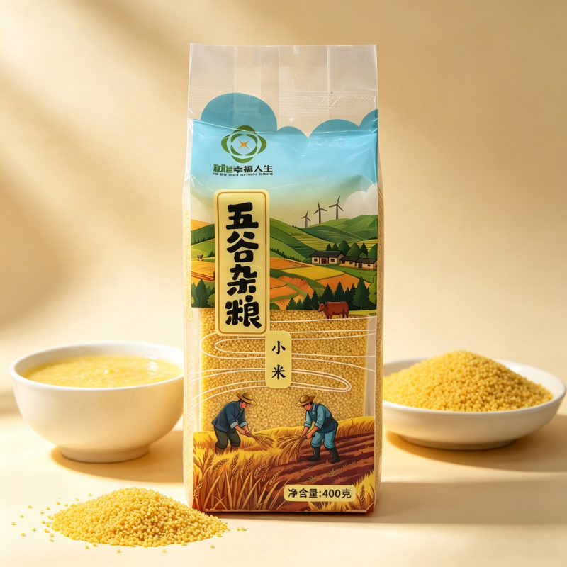 和谐幸福人生 小米 400g 袋高清大图
