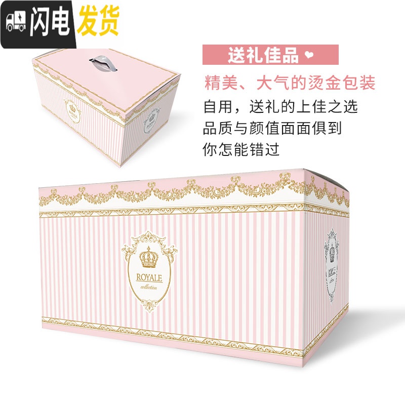 三维工匠咖啡杯套装欧式小陶瓷北欧优雅家用英式下午花茶茶具美式 紫色-1壶4杯碟咖啡器具高清大图