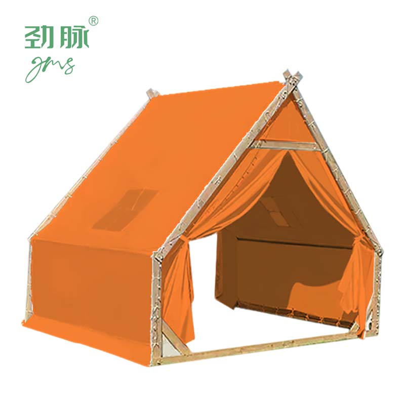 劲脉 露营防雨帐篷 米白色-2*2*2.5M 顶高清大图