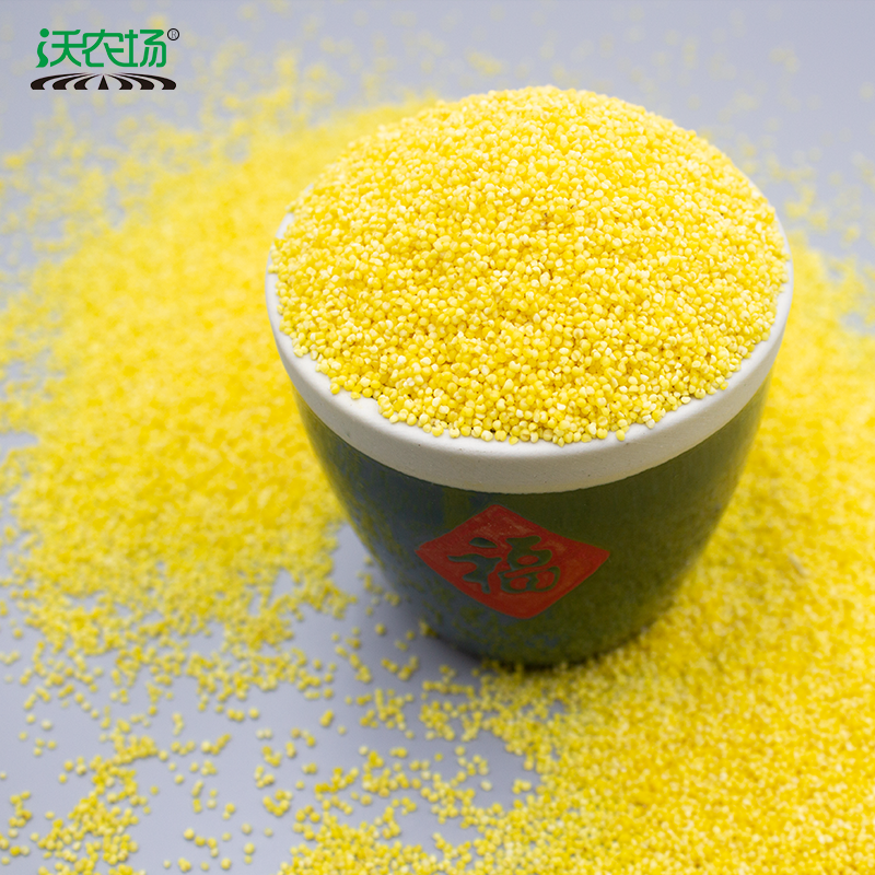 沃农场小米25kg/袋高清大图