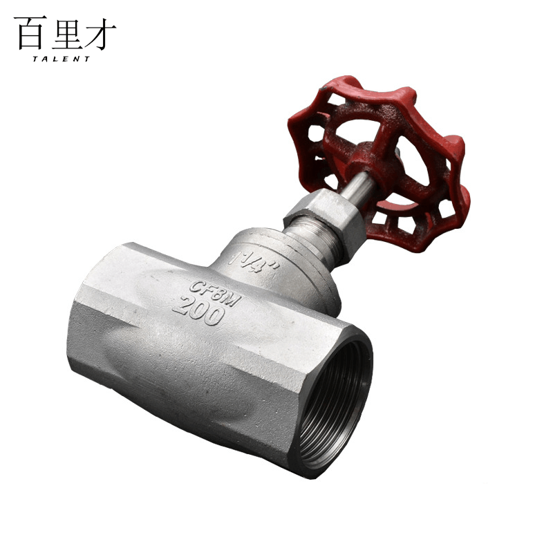 不锈钢丝扣截止阀 DN65 个图片