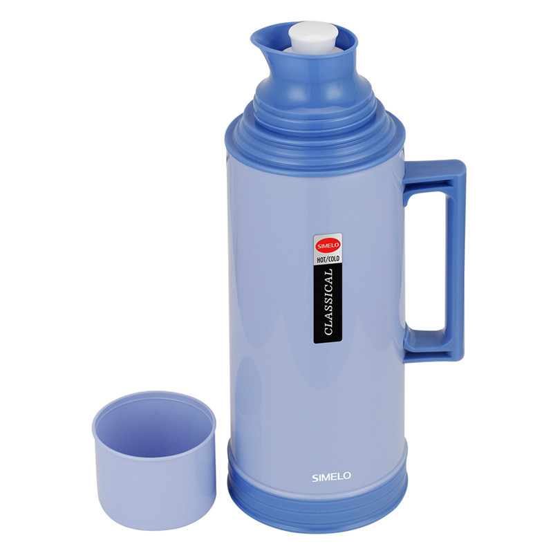SIMELO印象京都玻璃内胆72H新东风保温瓶2000ML(蓝色)