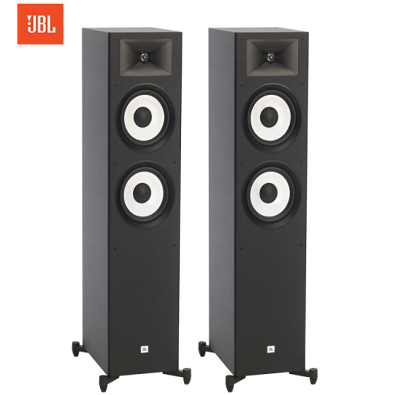 JBL STAGE 180音响 音箱 家庭影院主音箱 电视音响 组合音响 客厅影院落地音响 i黑色(一对)