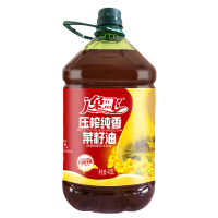 逸飞 纯香菜籽油4.05L 食用油物理压榨约7.4斤