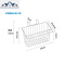 沥水篮304不锈钢洗碗布收纳壁挂式置物架抹布海绵多功能厨房挂篮 三维工匠