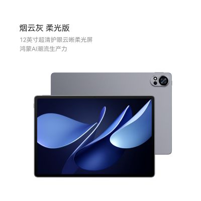 华为 MatePad Air 12 柔光版2025款鸿蒙5 12GB 256GB 烟云灰